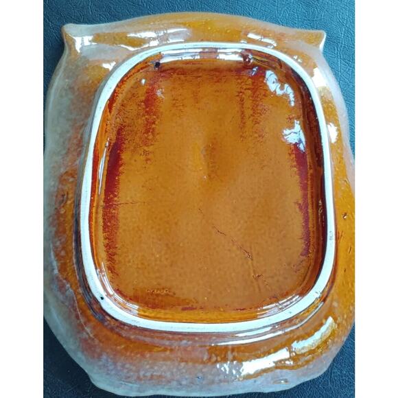 Owl Plate Ceramic-8" Bird Trinket Dish/Serving Dish-Pre-Owned - Picture 12 of 12